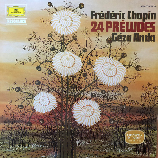 Frederic Chopin, Geza Anda '24 Preludes Op. 28, Polonaise As-dur Op 53' LP/1975/Classical/Germany/Nm