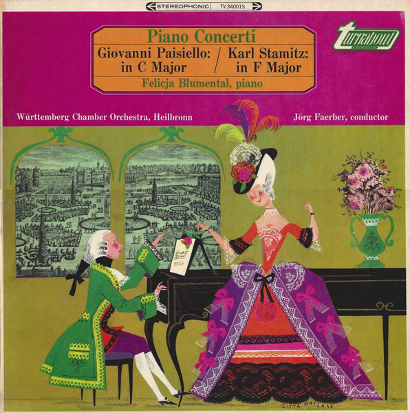 Giovanni Paisiello, Karl Stamitz, Felicja Blumental Piano Concerti LP/1966/Classical/UK/Nm