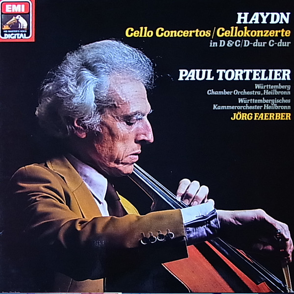 Paul Tortelier, Joseph Haydn, Jorg Faerber Cello Concertos LP/1982/Classical/Germany/Nm