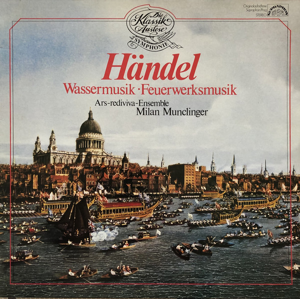 Georg Friedrich Handel, Ars Rediviva Ensemble Wassermusik, Feuerwerksmusik LP/1974/Clas/Germany/Nm