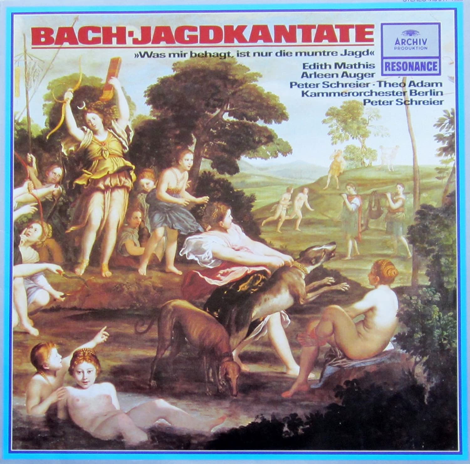 Johann Sebastian Bach 'Jagdkantate 'Was Mir Behagt, Ist Nur Die Muntre' LP/1977/Classical/Germany/Nm Johann Sebastian Bach 'Jagdkantate 'Was Mir Behagt, Ist Nur Die Muntre' LP/1977/Classical/Germany/Nm