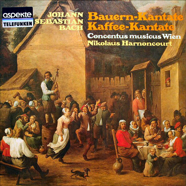 Johann Sebastian Bach, Nikolaus Harnoncourt Bauern-Kantate LP/1972/Classical/Germany/Nm