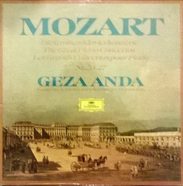 Wolfgang Amadeus Mozart, Geza Anda The Great Piano Concertos 4LP/1976/Classical/Germany/Nm