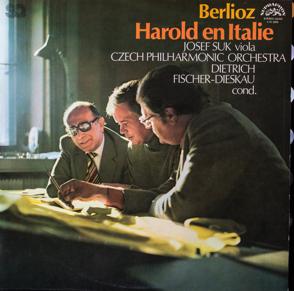 Hector Berlioz, Josef Suk, Dietrich Fischer-Dieskau 'Harold En Italie' LP/1978/Classical/Czech/Nm Hector Berlioz, Josef Suk, Dietrich Fischer-Dieskau 'Harold En Italie' LP/1978/Classical/Czech/Nm