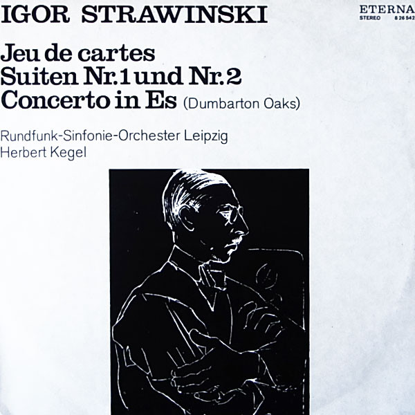 ����� �����������, Herbert Kegel 'Jeu De Cartes, Suiten Nr.1 Und Nr.2,' LP/1974/Classical/Germany/Nm