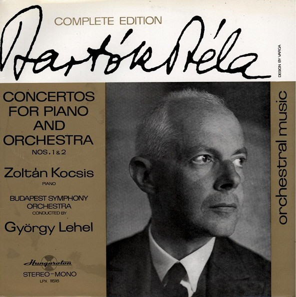 Bela Bartok, Zoltan Kocsis Concertos For Piano And Orchestra Nos. 1 & 2 LP/1972/Classic/Hungary/Nm