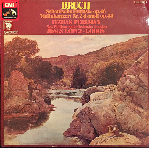 Max Bruch, Itzhak Perlman Scottish Fantasy, Violin Concerto No. 2 LP/1977/Classical/Germany/Nm
