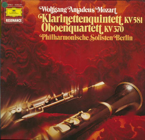 Wolfgang Amadeus Mozart 'Klarinettenquintett, Oboenquartett' LP/1978/Classical/Germany/Nm Wolfgang Amadeus Mozart 'Klarinettenquintett, Oboenquartett' LP/1978/Classical/Germany/Nm