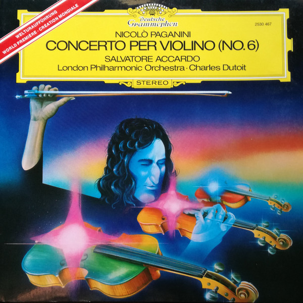 Nic�olo Paganini, Salvatore Accardo Concerto Per Violino LP/1974/Classical/Germany/Nm