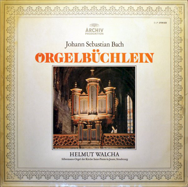 Johann Sebastian Bach, Helmut Walcha Orgelbuchlein 2LP/1976/Classical/Germany/Nm