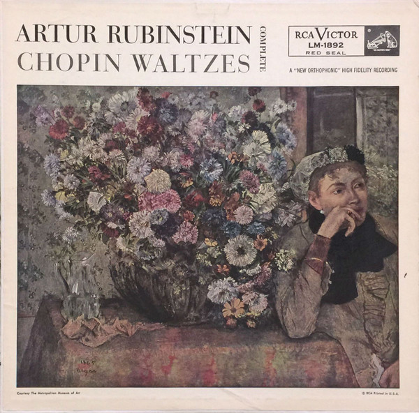 Frederic Chopin, Artur Rubinstein Chopin Walzer LP/1964/Classical/Germany/Nm