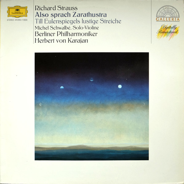 Richard Strauss, Herbert von Karajan 'Also Sprach Zarathustra' LP/1986/Classical/Germany/Nm Richard Strauss, Herbert von Karajan 'Also Sprach Zarathustra' LP/1986/Classical/Germany/Nm