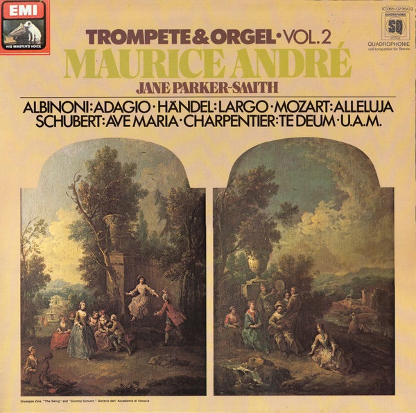 Maurice Andre, Jane Parker-Smith 'Trompete & Orgel Vol. 2' LP/1978/Classical/Germany/Nm Maurice Andre, Jane Parker-Smith 'Trompete & Orgel Vol. 2' LP/1978/Classical/Germany/Nm