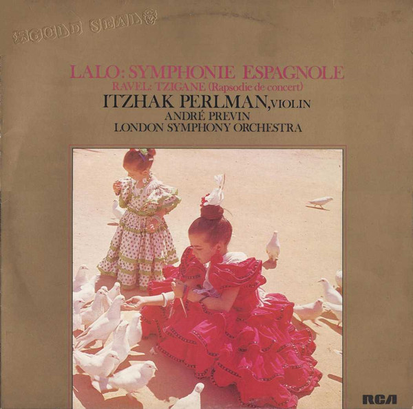 Edouard Lalo, Maurice Ravel, Itzhak Perlman 'Symphonie Espagnole, Tzigane' LP/1978/Classical/UK/Nm