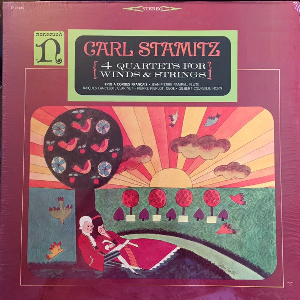 Carl Stamitz, Jean-Pierre Rampal '4 Quartets For Winds & Strings' LP/1967/Classical/US/Nm Carl Stamitz, Jean-Pierre Rampal '4 Quartets For Winds & Strings' LP/1967/Classical/US/Nm
