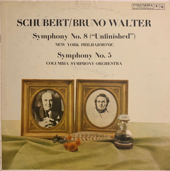 Franz Schubert, Bruno Walter 'Symphony No. 8, Symphony No. 5' LP/1961/Classical/US/Nm