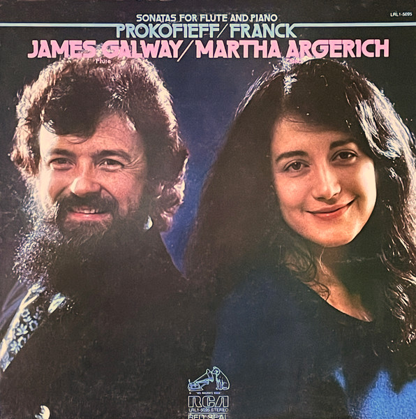 James Galway, Martha Argerich 'Sonatas For Flute And Piano' LP/1975/Classical/US/Nm