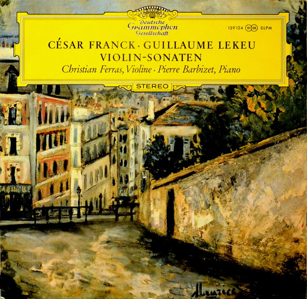Christian Ferras, Pierre Barbizet, Cesar Franck 'Violin-Sonaten' LP/1967/Classical/Germany/Nm