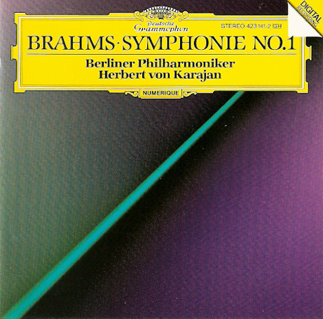 Johannes Brahms, Herbert von Karajan Symphonie No.1 LP/1987/Classical/Germany/Nm