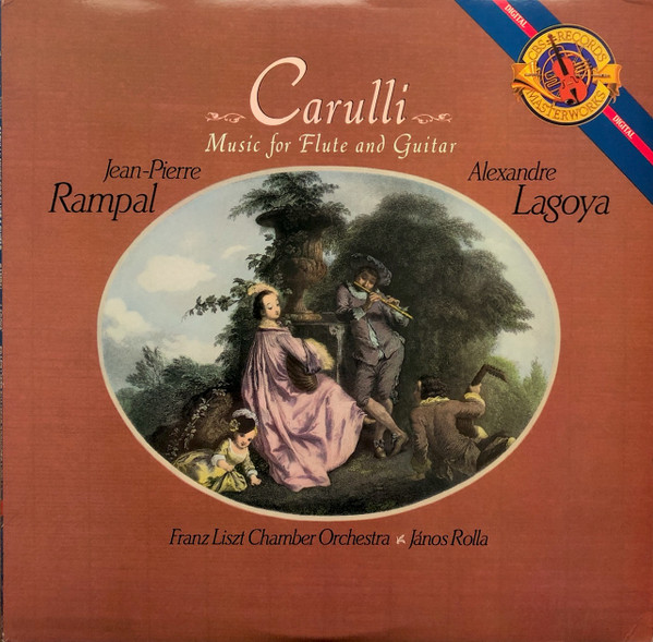 Ferdinando Carulli, Jean-Pierre Rampal 'Music For Flute And Guitar' LP/1988/Classical/US/Nm