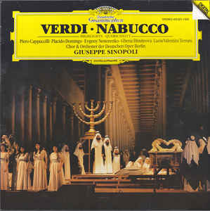 Giuseppe Verdi, Placido Domingo, Giuseppe Sinopoli Nabucco LP/1983/Classical/Germany/Nm