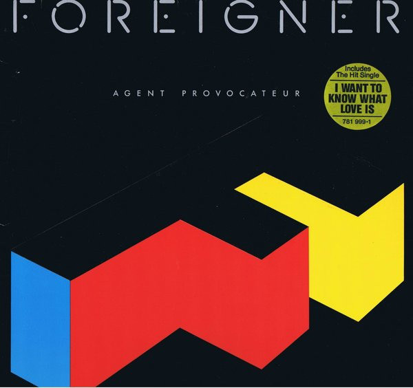 Foreigner 'Agent Provocateur' LP/1984/Rock/US/Nm Foreigner 'Agent Provocateur' LP/1984/Rock/US/Nm