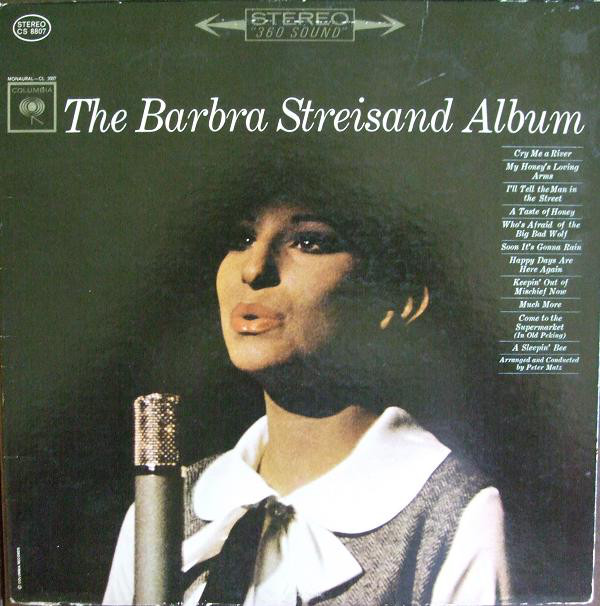 Barbra Streisand The Barbra Streisand Album LP/1963/Pop/US/Vg