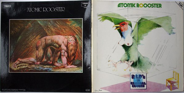 Atomic Rooster 'Atomic Rooster & Death Walks Behind You' 2LP/1970/1980/Prog Rock/Germany/Ex Atomic Rooster 'Atomic Rooster & Death Walks Behind You' 2LP/1970/1980/Prog Rock/Germany/Ex