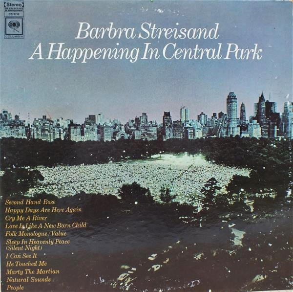 Barbra Streisand A Happening In Central Park LP/1968/Pop/US/Vg