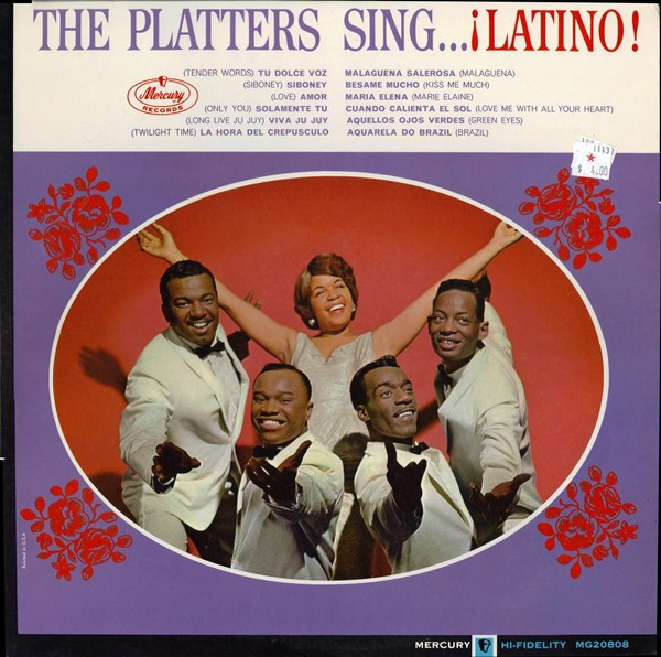 The Platters The Platters Sing Latino LP/1963/Pop/Israel/Ex