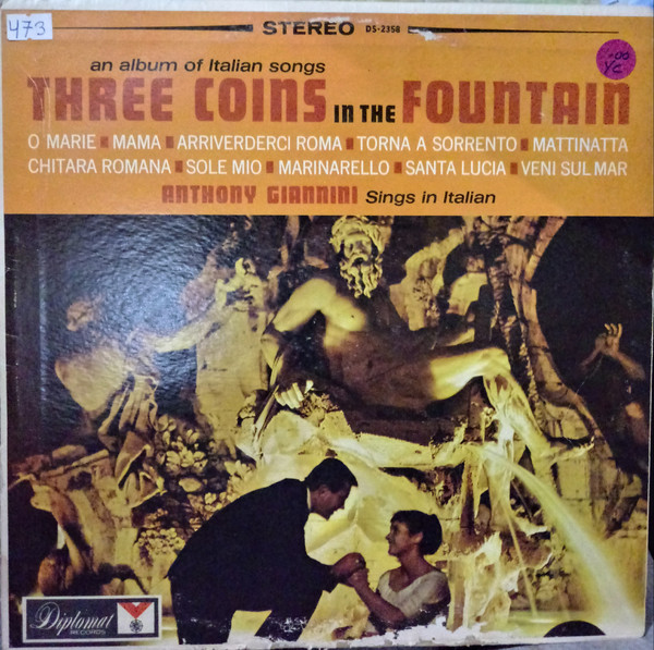 Anthony Giannini Three Coins In The Fountain LP/1966/Pop/US/Vg