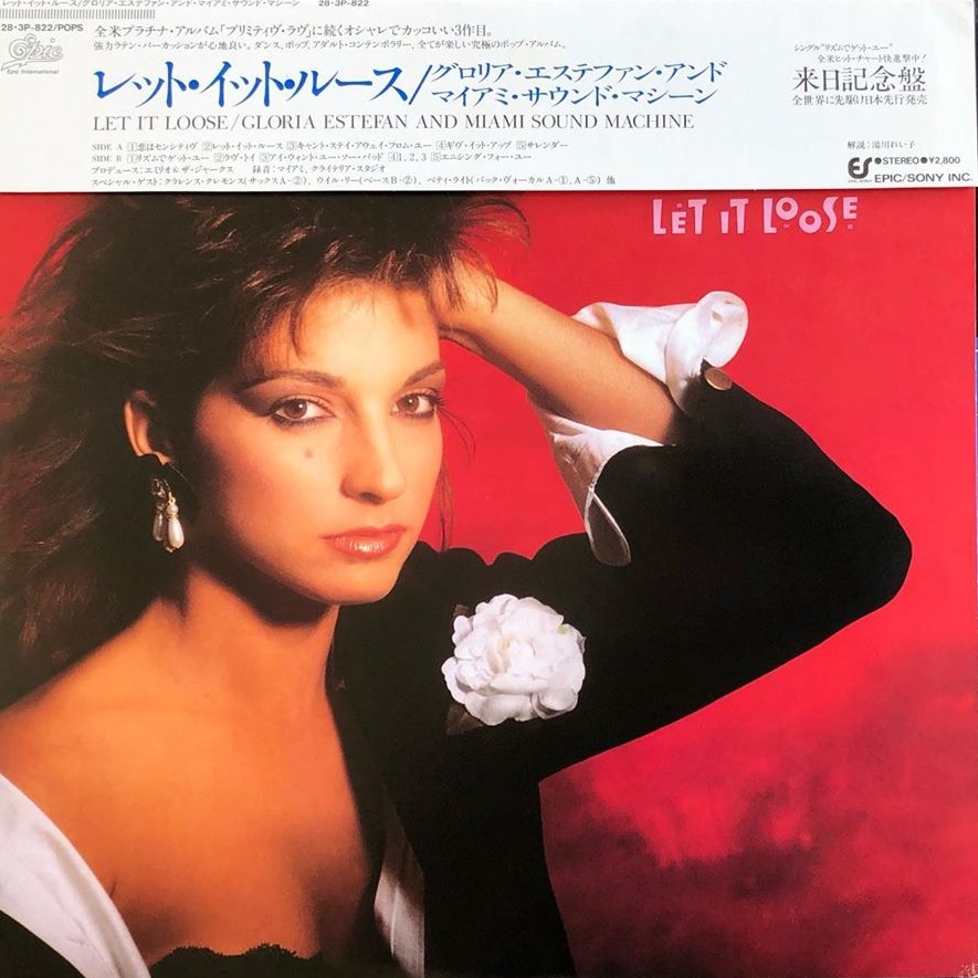 Gloria Estefan and Miami Sound Machine 'Let It Loose' LP/1987/Pop/Japan/Nm Gloria Estefan and Miami Sound Machine 'Let It Loose' LP/1987/Pop/Japan/Nm