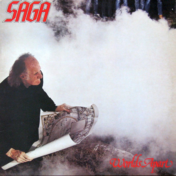 Saga 'Worlds Apart' LP/1981/Prog Rock/Germany/Vg Saga 'Worlds Apart' LP/1981/Prog Rock/Germany/Vg
