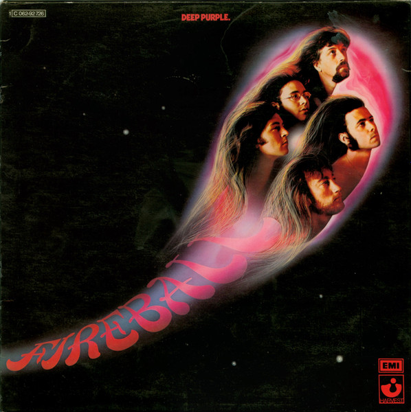 Deep Purple Fireball LP/1971/Hard Rock/Germany/Nm