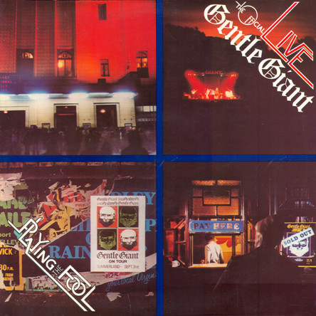 Gentle Giant 'Playing The Fool' 2LP/1977/Prog Rock/Germany/Nm Gentle Giant 'Playing The Fool' 2LP/1977/Prog Rock/Germany/Nm
