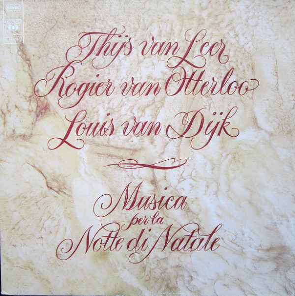 Thijs Van Leer 'Rogier Van Otterloo 'Musica Per La Notte Di Natale' LP/1976/Classic/Holland/Nm Thijs Van Leer 'Rogier Van Otterloo 'Musica Per La Notte Di Natale' LP/1976/Classic/Holland/Nm
