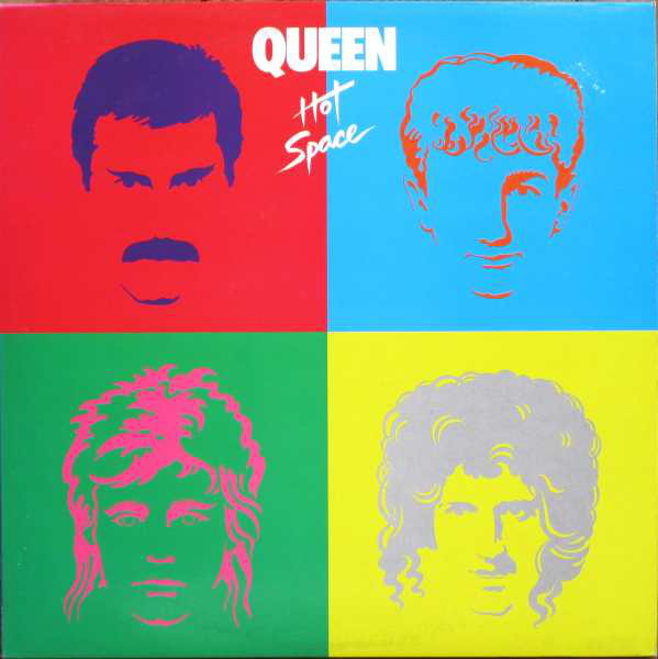 Queen 'Hot Space' LP/1982/Rock/USA/Ex