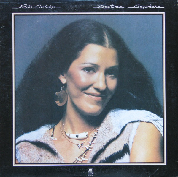 Rita Coolidge 'Anytime... Anywhere' LP/1977/Rock/US/Ex Rita Coolidge 'Anytime... Anywhere' LP/1977/Rock/US/Ex