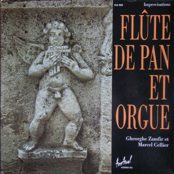 Gheorghe Zamfir, Marcel Cellier Improvisations Flute De Pan Et Orgue LP/1975/1977/Folk/France/Nm