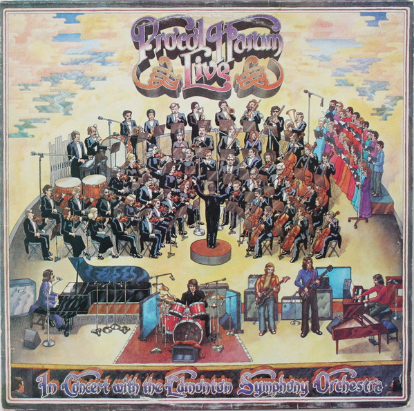 Procol Harum Live - In Concert With The Edmonton Symphony Orchestra  LP/1972/1981/Rock/Sweden/Nm