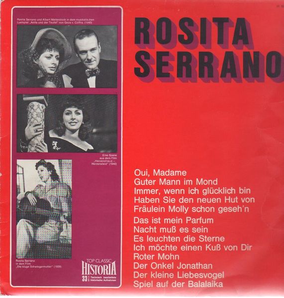 Rosita Serrano Rosita Serrano LP/1969/Pop/Germany/Nm