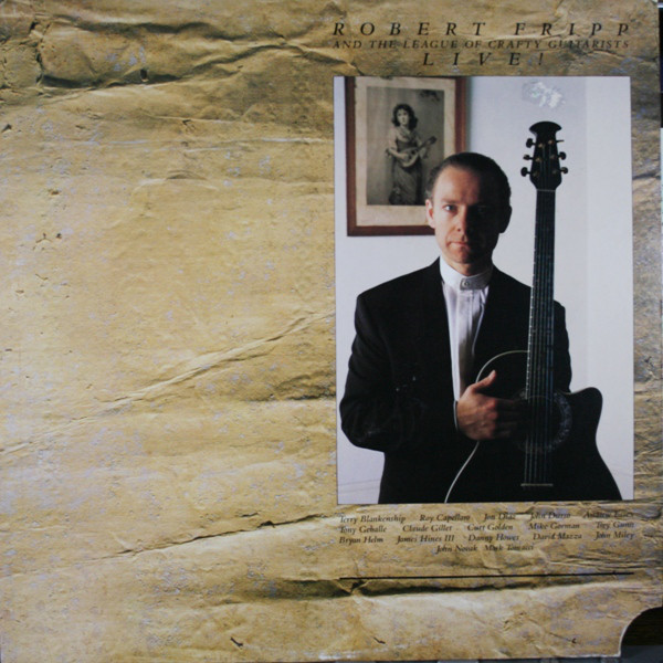Robert Fripp, The League Of Crafty Guitarists live LP/1986/Acoustic/Europe/Nm
