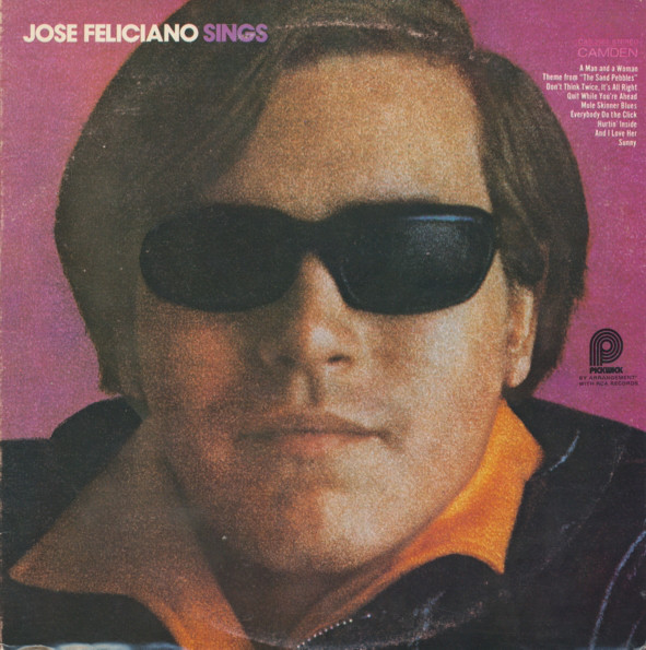 Jose Feliciano 'Sings' LP/1972/Rock/US/Nm Jose Feliciano 'Sings' LP/1972/Rock/US/Nm