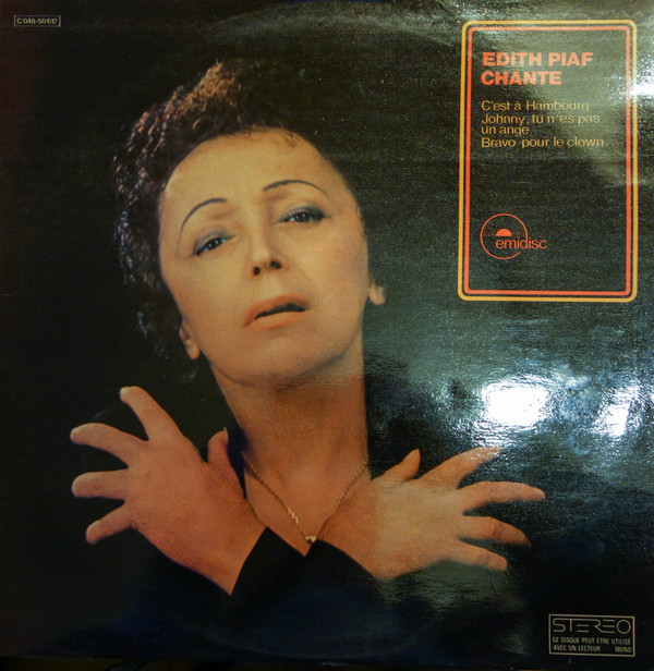 Edith Piaf 'Chante' LP/1970/1976/Pop/Italia/Nm Edith Piaf 'Chante' LP/1970/1976/Pop/Italia/Nm