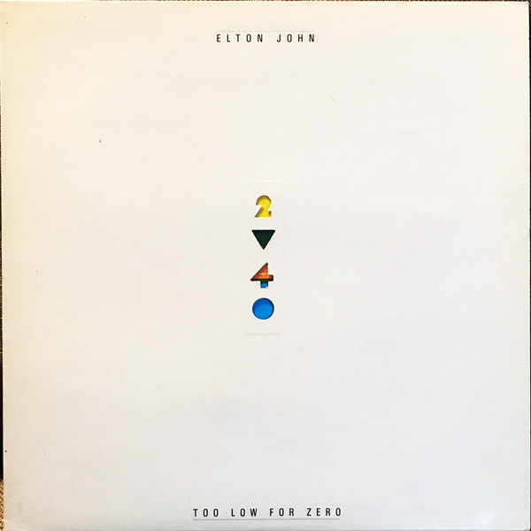 Elton John 'Too Low for Zero' LP/1983/Pop Rock/Germany/Nm Elton John 'Too Low for Zero' LP/1983/Pop Rock/Germany/Nm